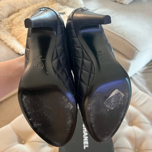 Chanel brown booties quilted size 40 - Picture 4 of 6